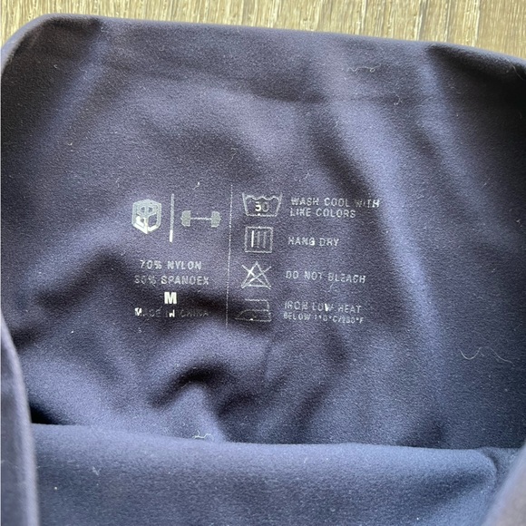 Born Primitive Navy Blue Barbella Collaboration Workout Leggings Size Medium - Picture 6 of 6
